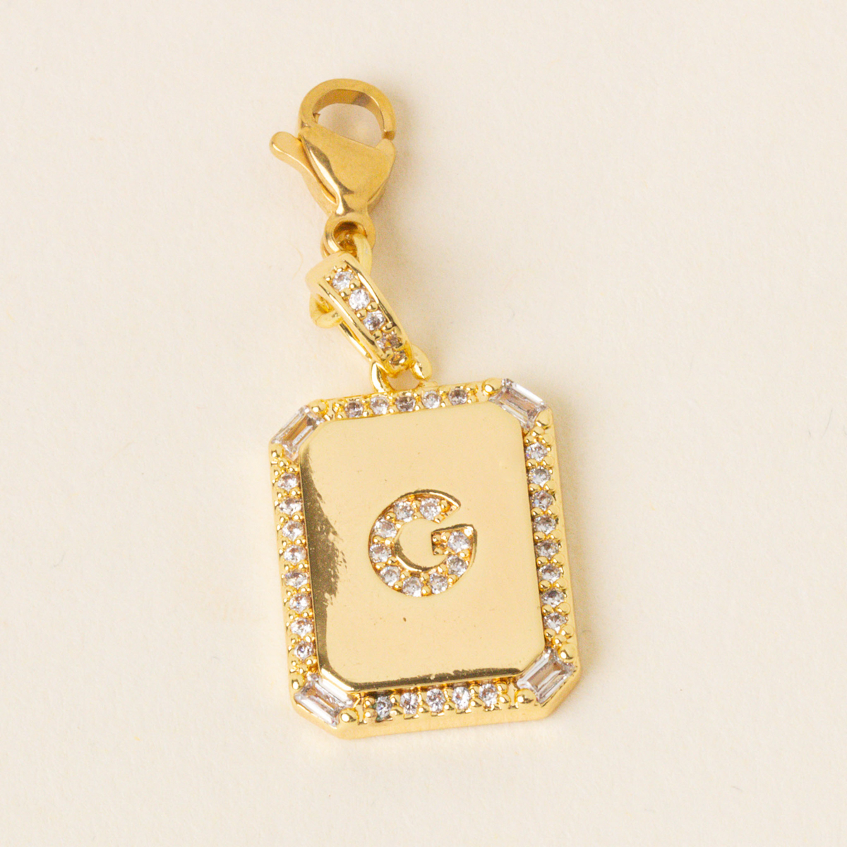 Picture of Jewelry Charm Initial Letter Gold-G