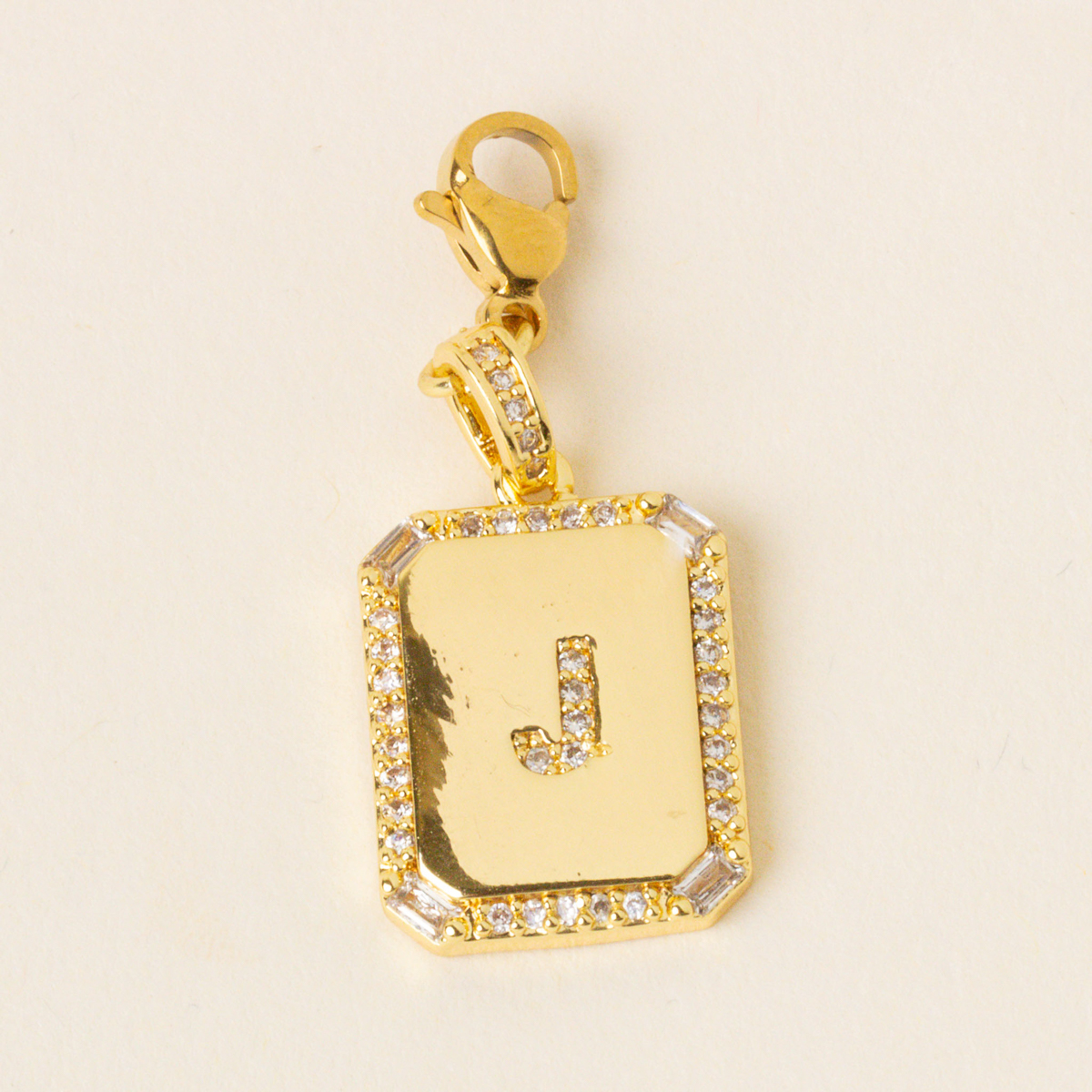 Picture of Jewelry Charm Initial Letter Gold-J