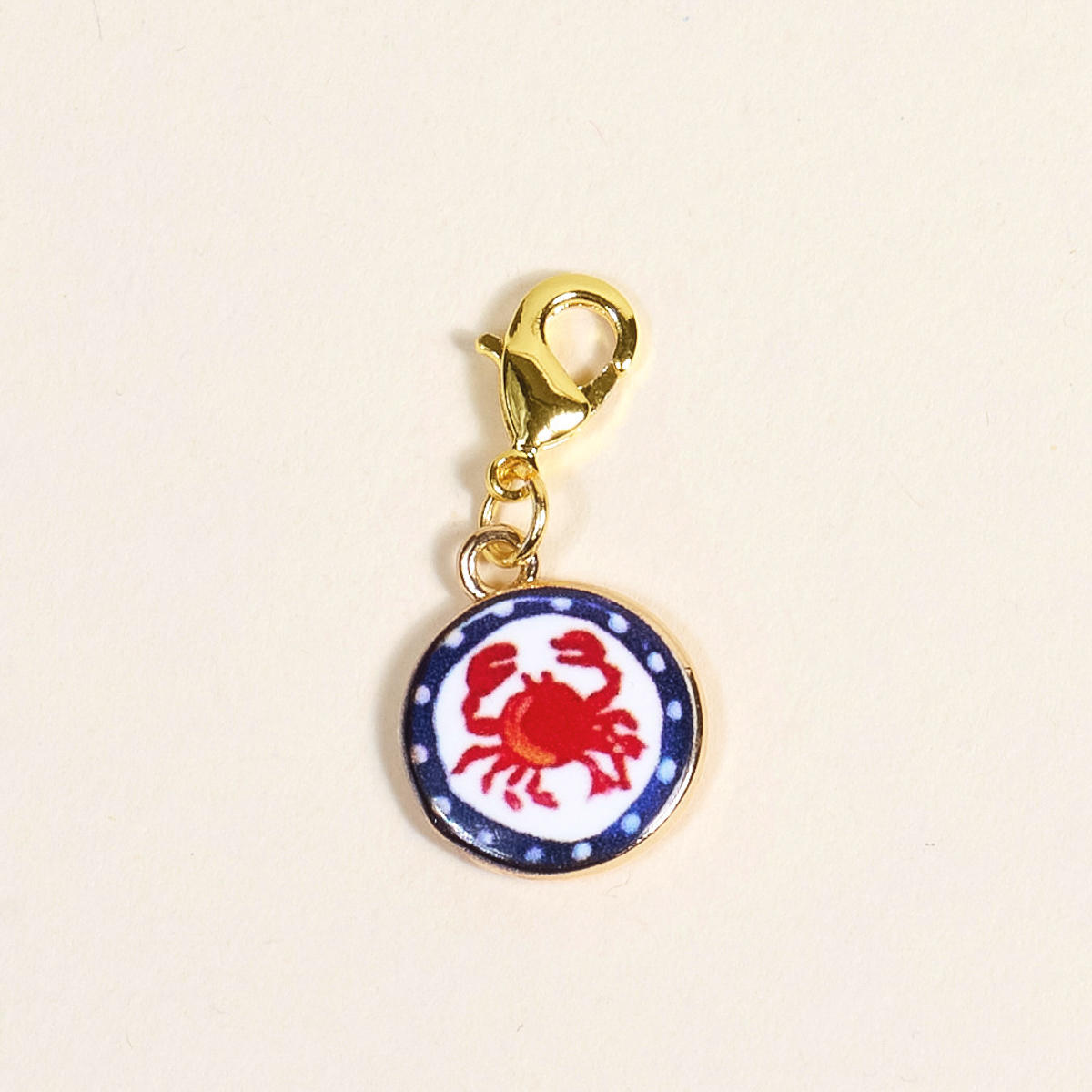 Picture of Jewelry Charm Gold-Painted Crab