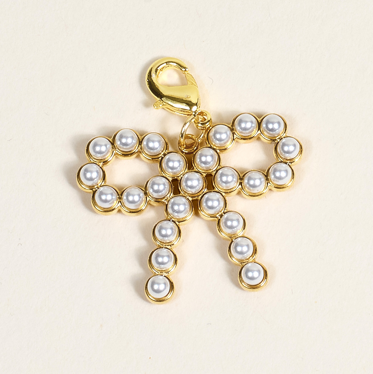 Picture of Jewelry Charm Gold-Pretty in Pearl Bow