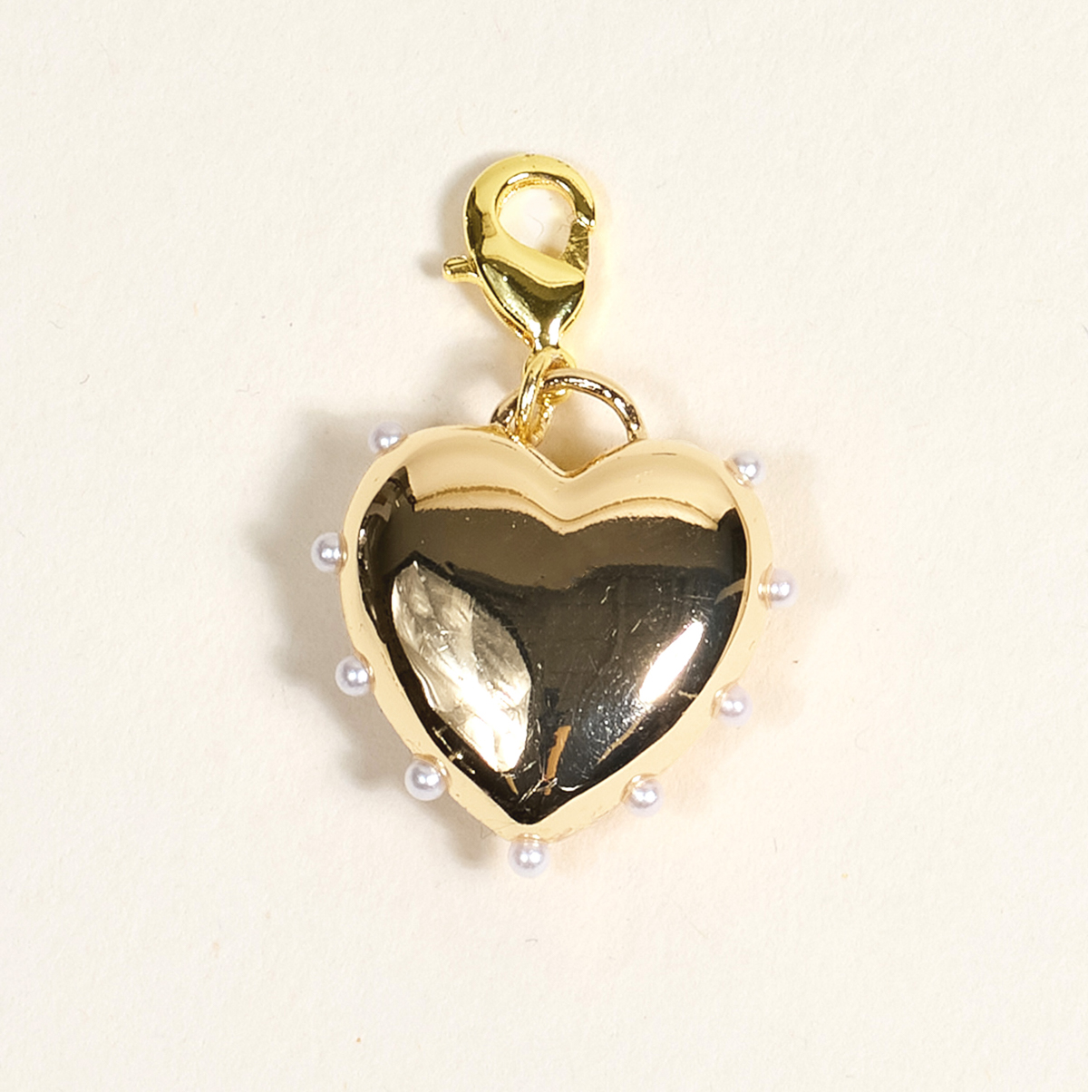 Picture of Jewelry Charm Gold-Pearl Lined Heart