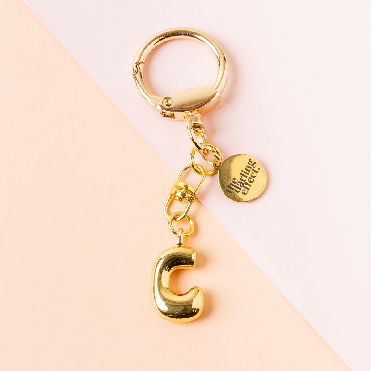 Picture of Bubble Letter Keychain Bag Charm-C