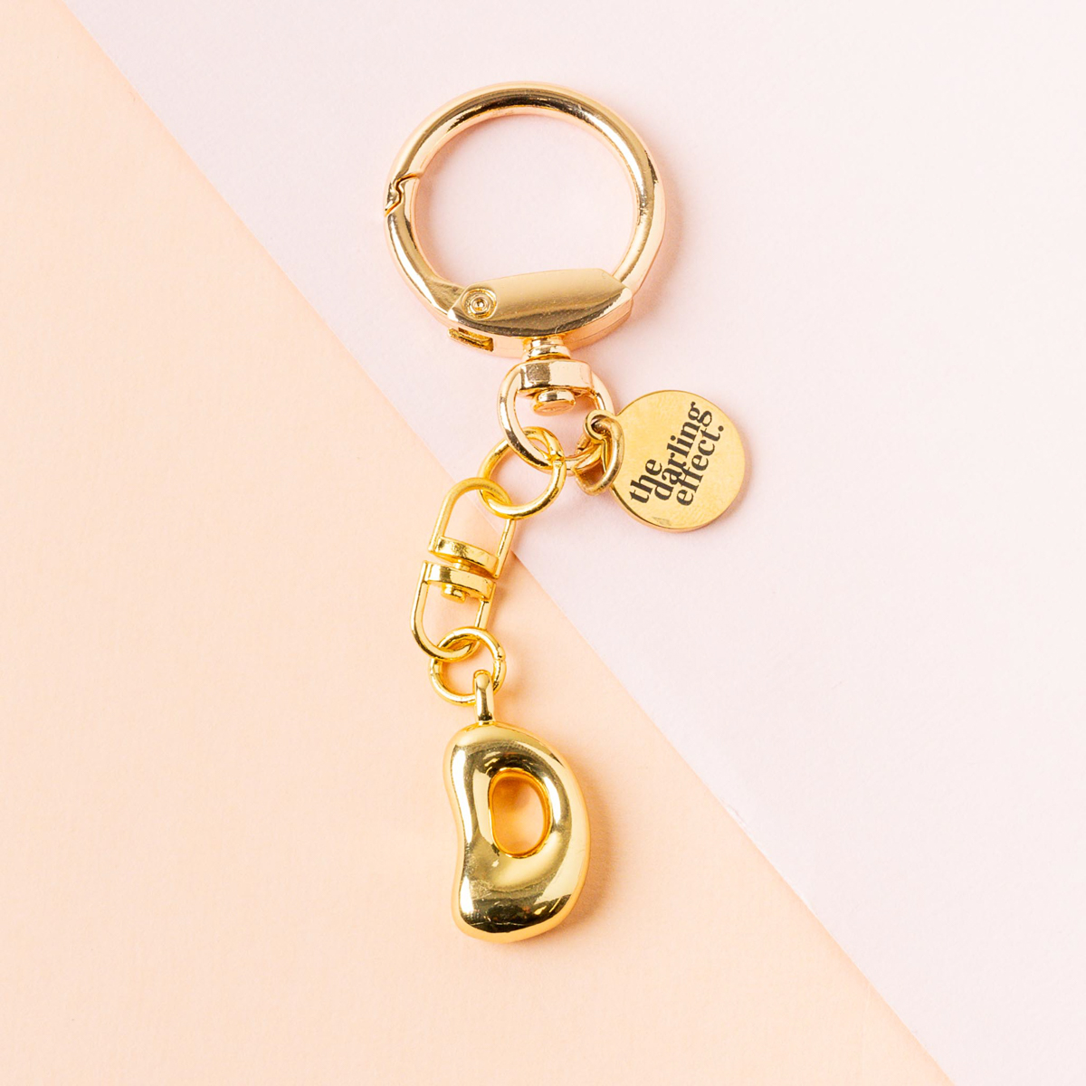 Picture of Bubble Letter Keychain Bag Charm-D
