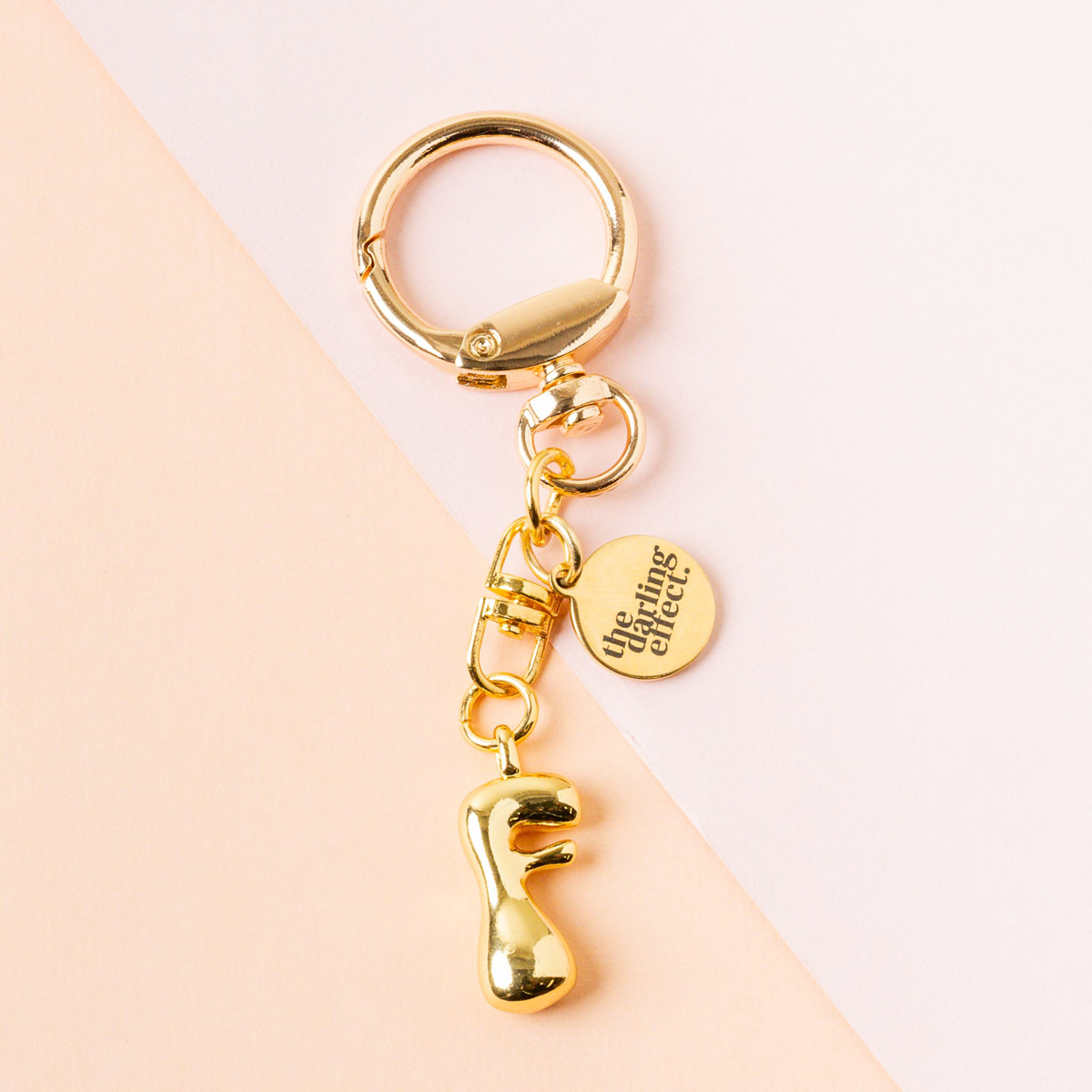 Picture of Bubble Letter Keychain Bag Charm-F