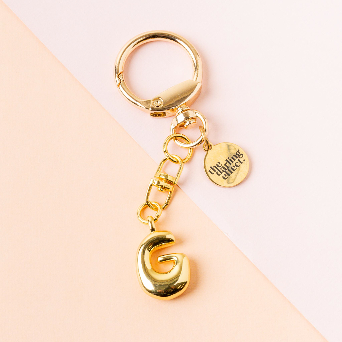 Picture of Bubble Letter Keychain Bag Charm-G