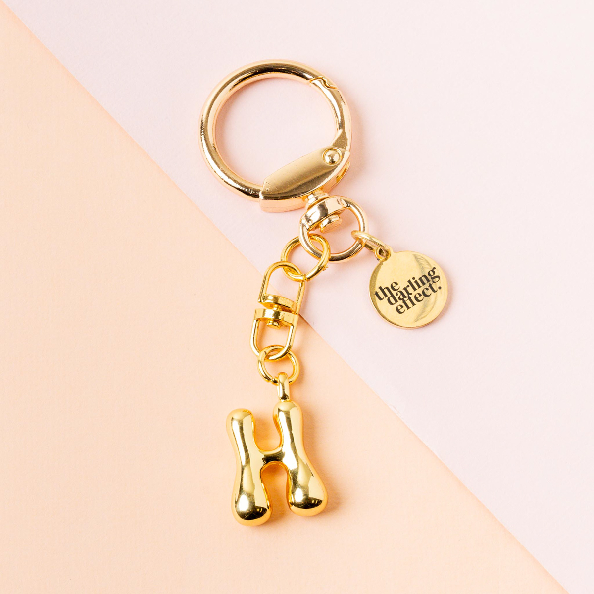 Picture of Bubble Letter Keychain Bag Charm-H