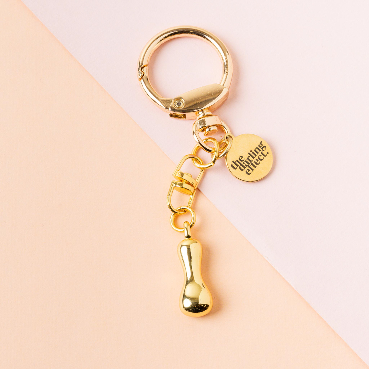 Picture of Bubble Letter Keychain Bag Charm-I
