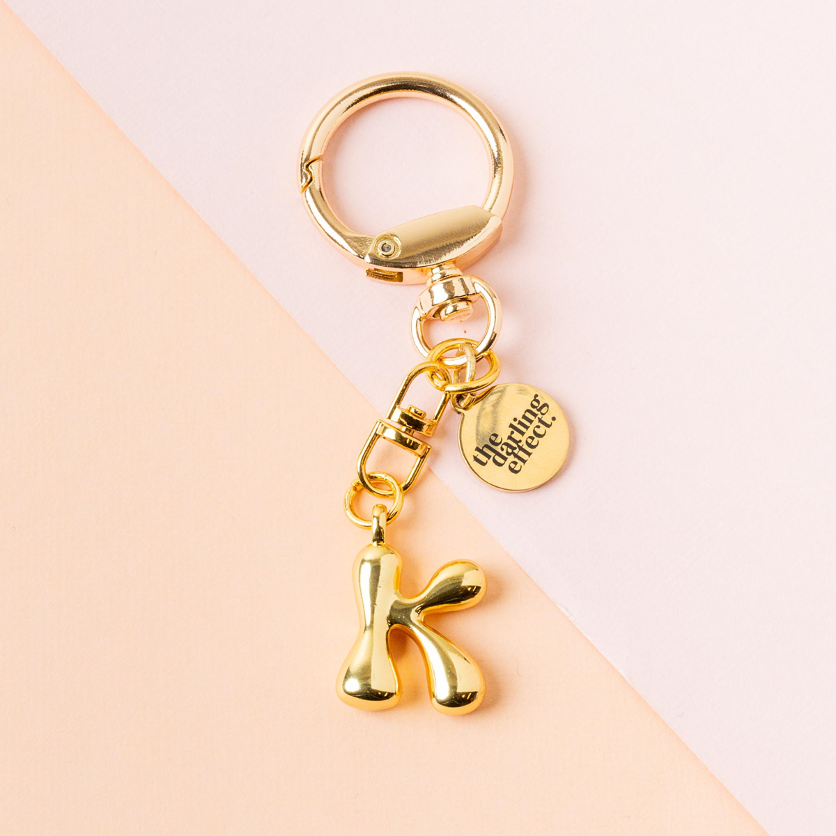 Picture of Bubble Letter Keychain Bag Charm-K