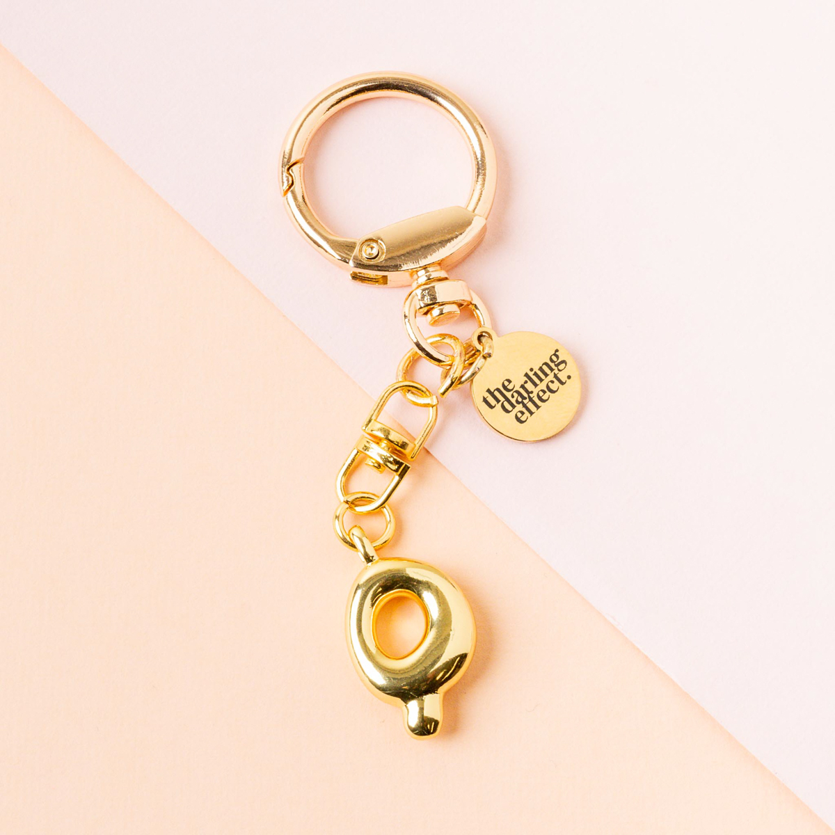 Picture of Bubble Letter Keychain Bag Charm-Q