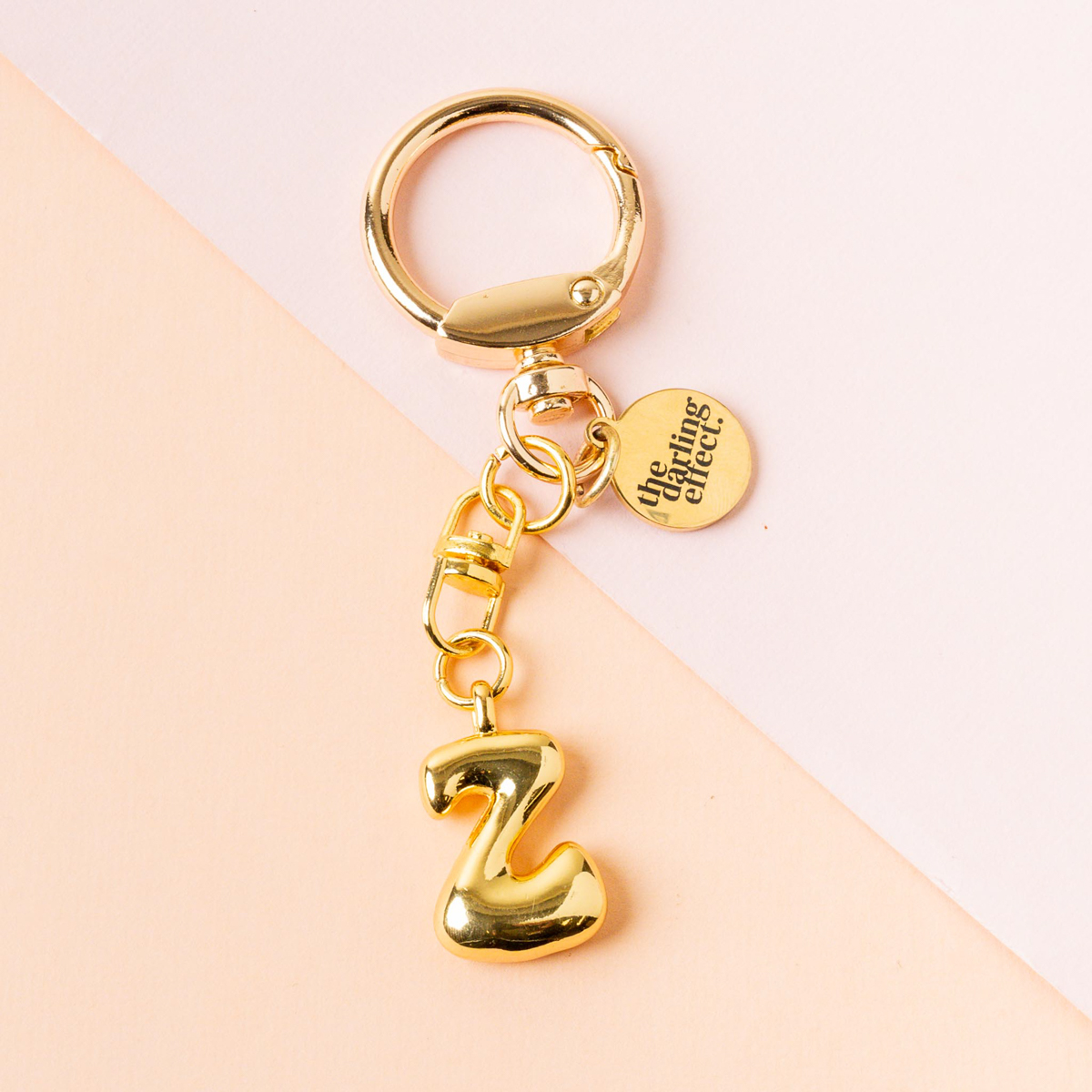 Picture of Bubble Letter Keychain Bag Charm-Z