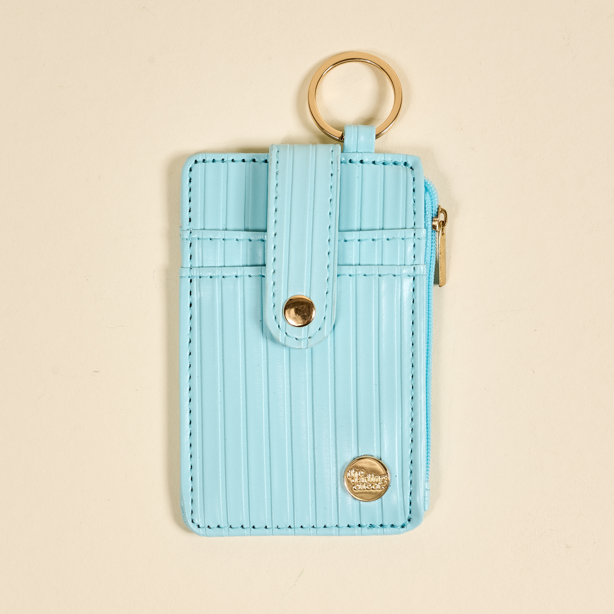 Picture of Ripple Ridge Keychain Wallet-Blue
