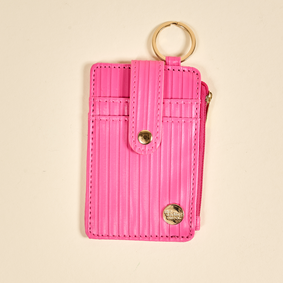Picture of Ripple Ridge Keychain Wallet-Hot Pink
