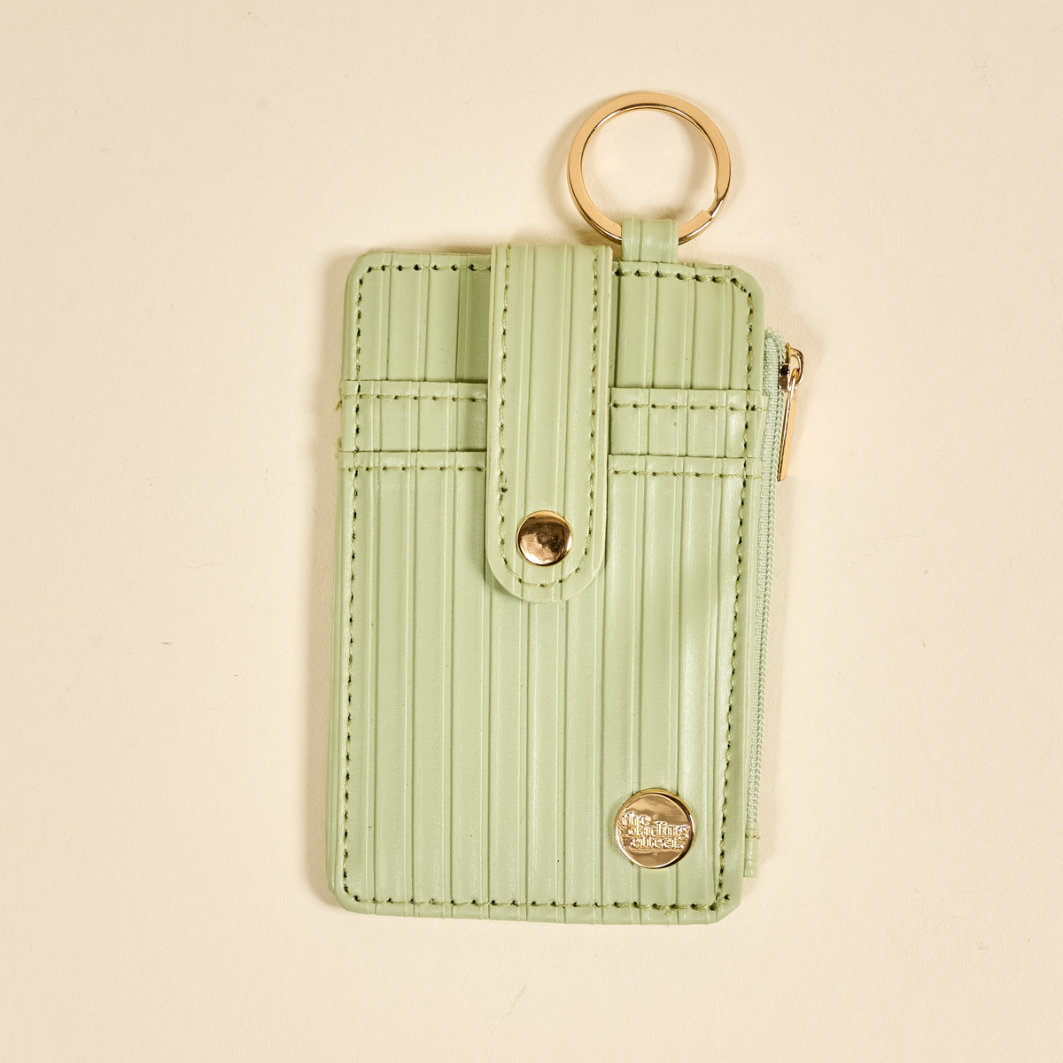 Picture of Ripple Ridge Keychain Wallet-Sage