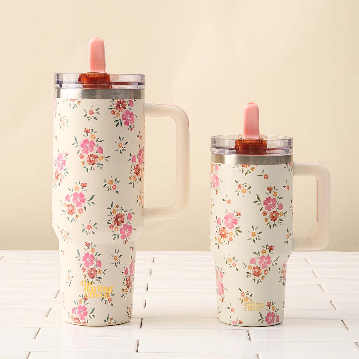 Picture of 40 oz Lifestyle Flip Straw Tumbler-Endless Daydrea