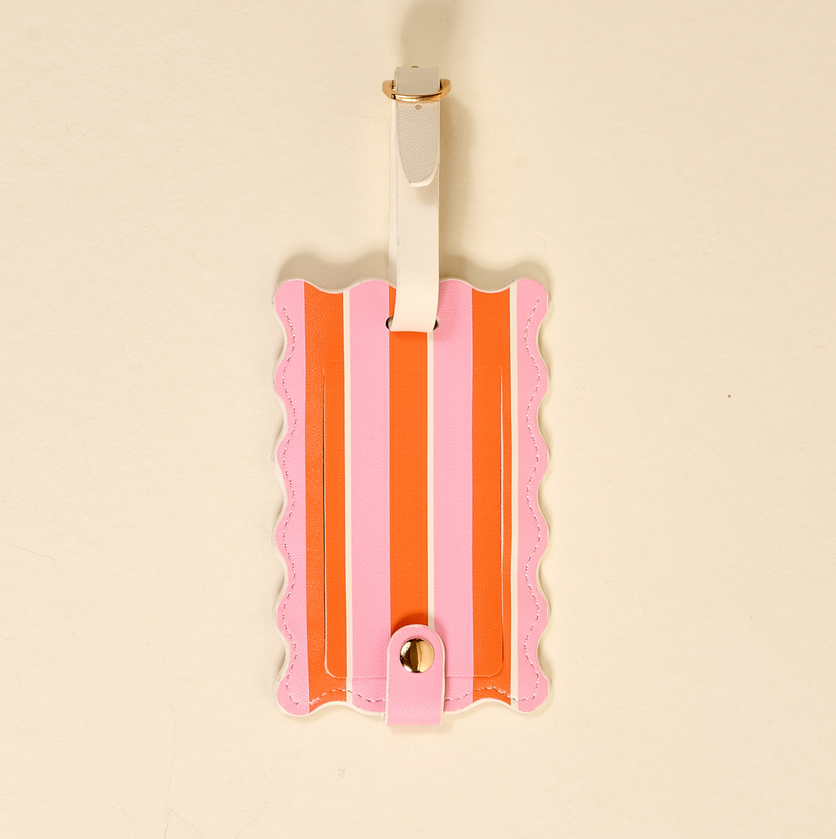 Picture of Jetsetter Luggage Tag-Sicily Stripes Pink