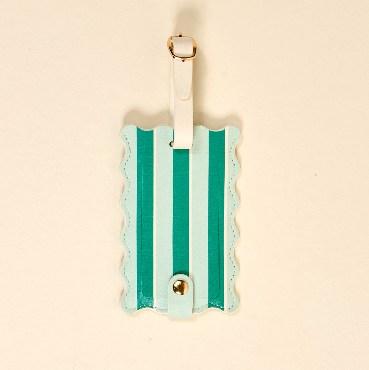 Picture of Jetsetter Luggage Tag-Sicily Stripes Teal