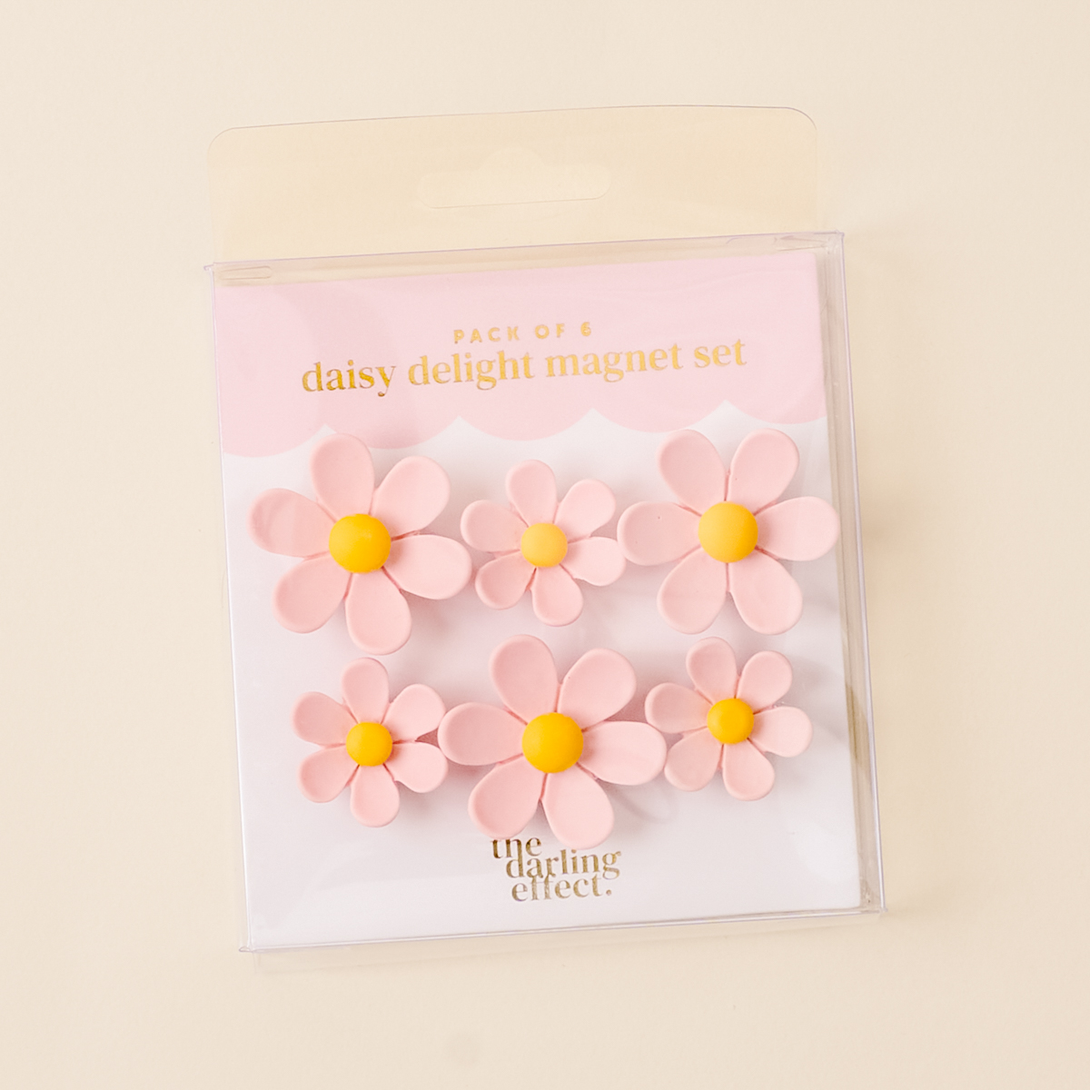 Picture of Daisy Delight Magnet Set-Pink