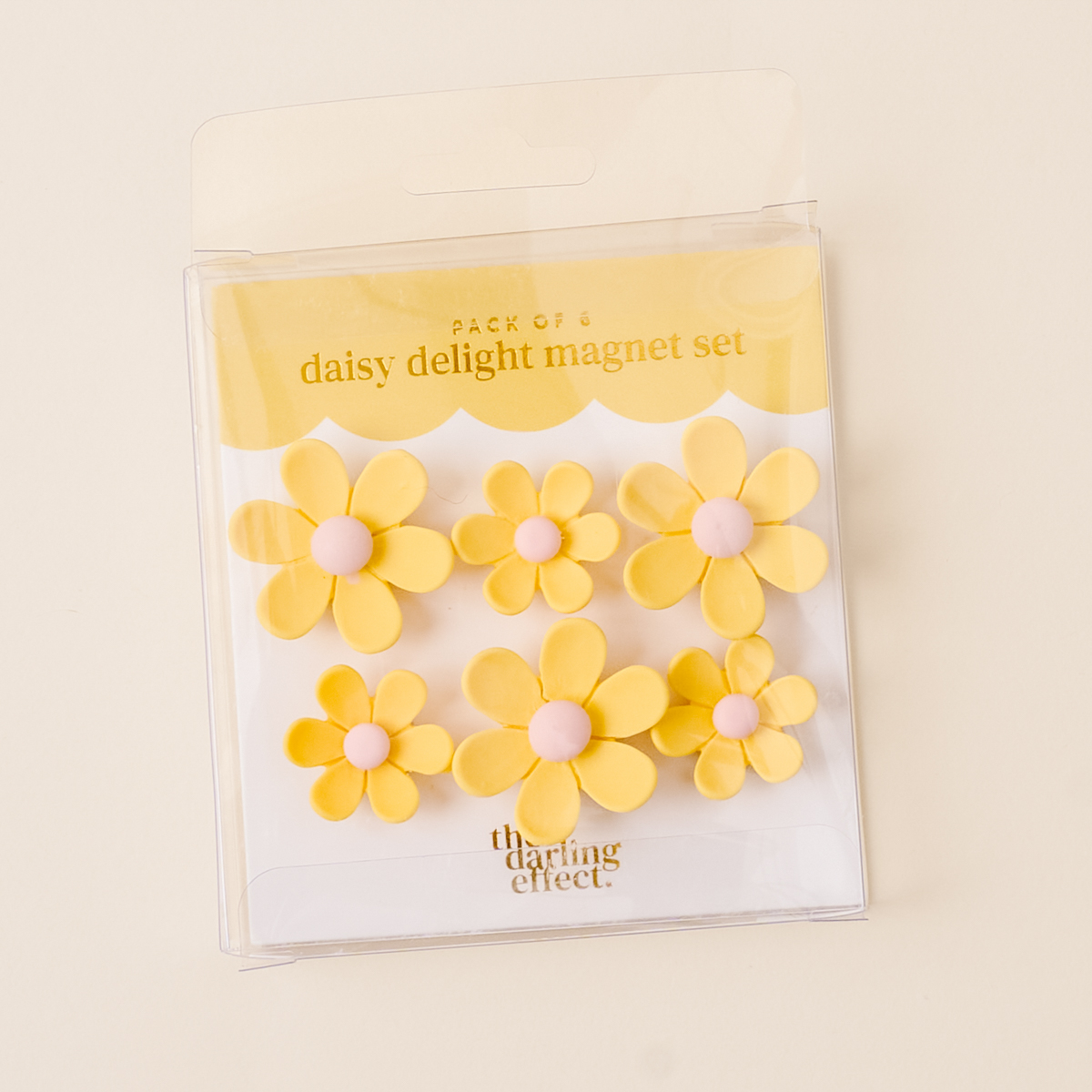 Picture of Daisy Delight Magnet Set-Yellow
