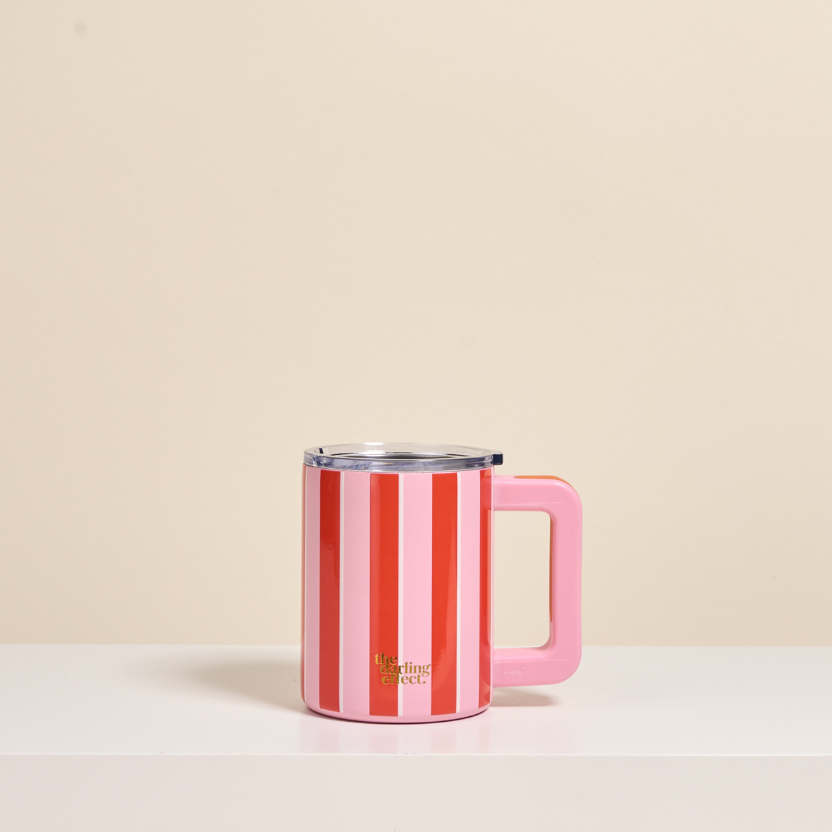 Picture of 14 oz Insulated Mug-Sicily Stripes Pink