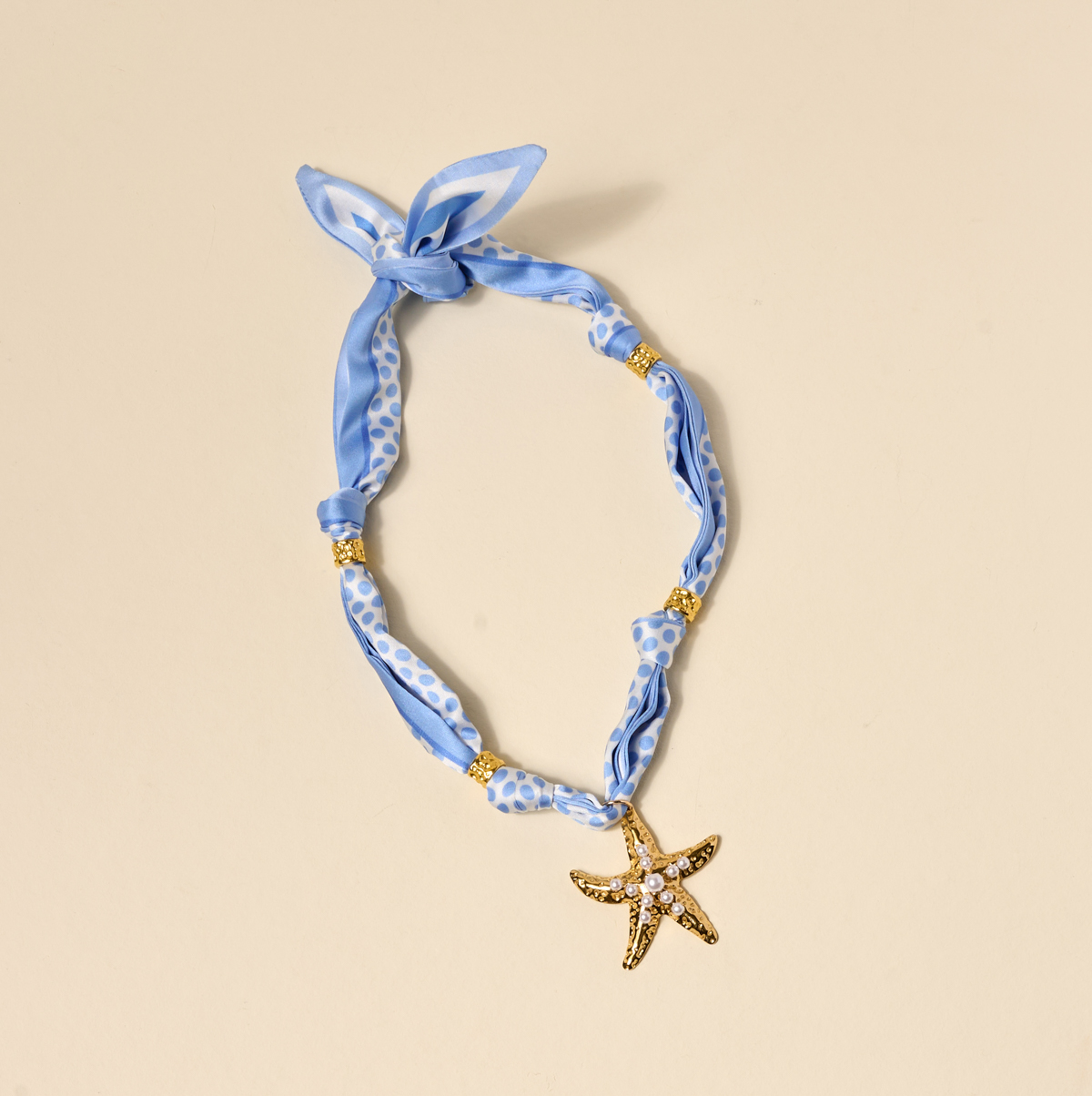 Picture of Make a Statement Scarf Necklace-Shore Thing