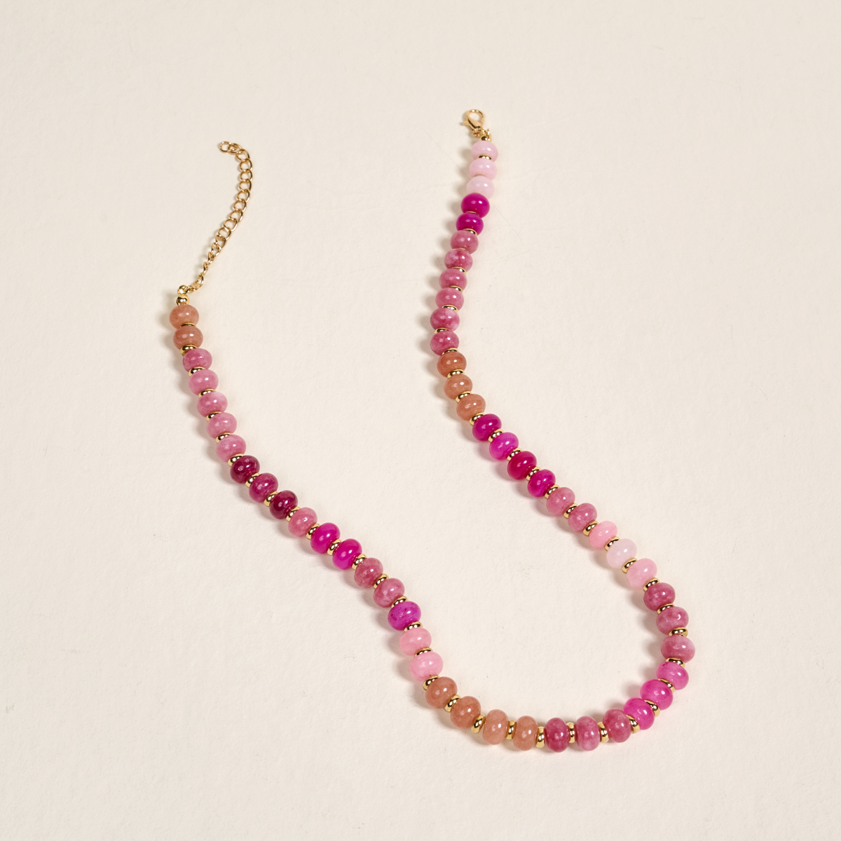 Picture of Stone Candy Necklace-Pretty Pinks