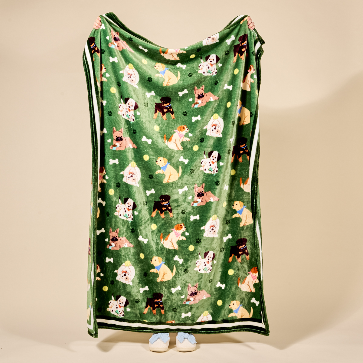 Picture of Snuggle Up Plush Blanket-Dog Days