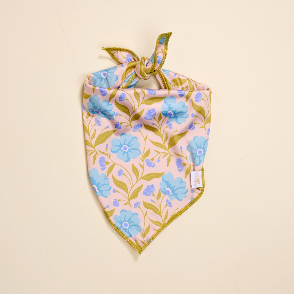 Picture of Bow-Wow Pet Bandana-S/M-Poppin' Petals Aqua
