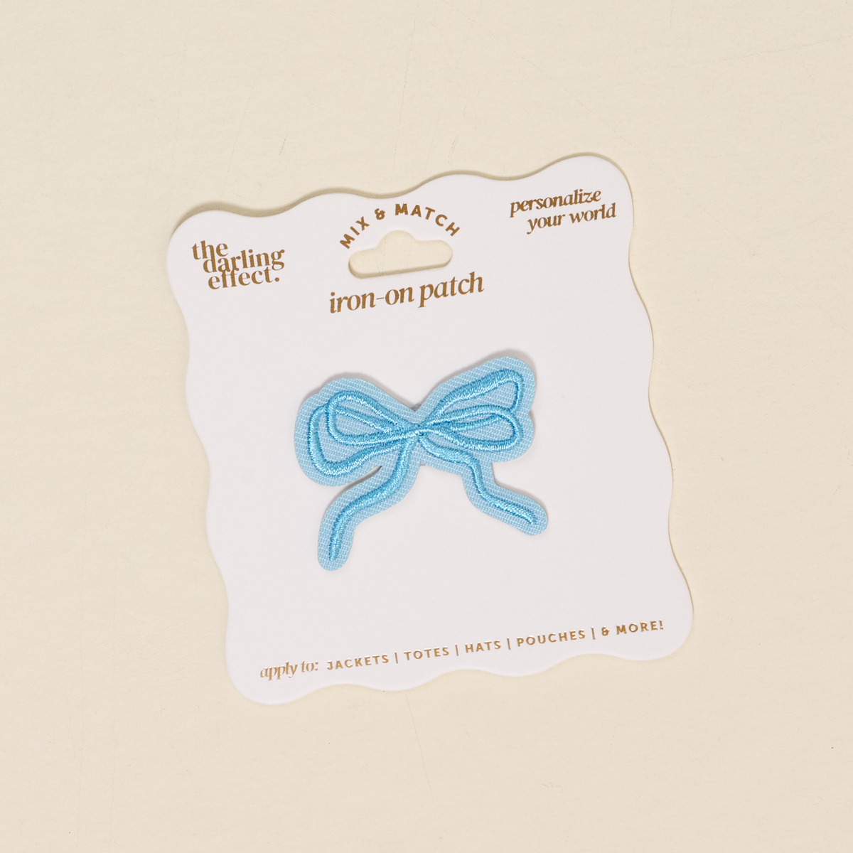 Picture of Mix & Match Iron-On Patch-Bow Blue