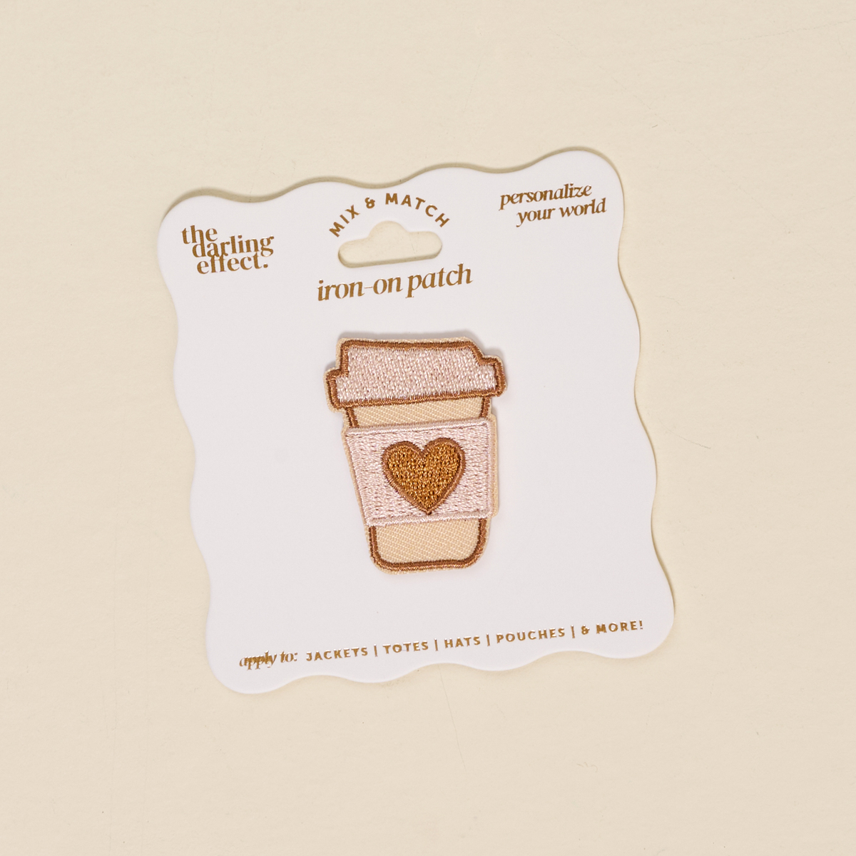 Picture of Mix & Match Iron-On Patch-Coffee Cup