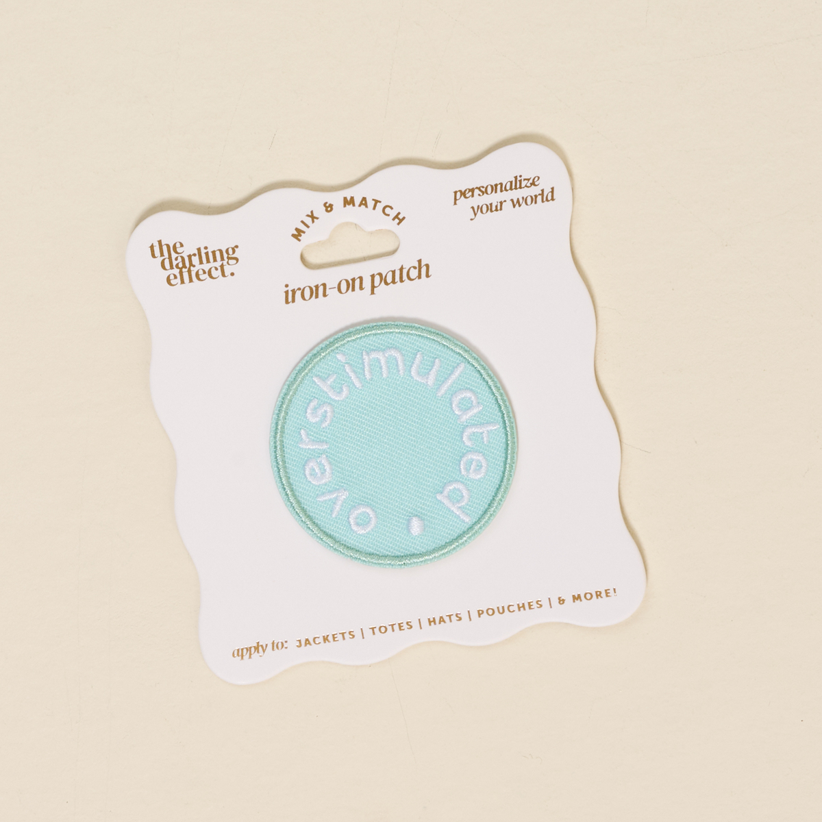 Picture of Mix & Match Iron-On Patch-Overstimulated