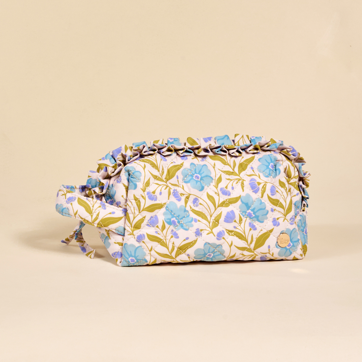 Picture of Essentials Quilted Cosmetic Pouch-Poppin' Petals A