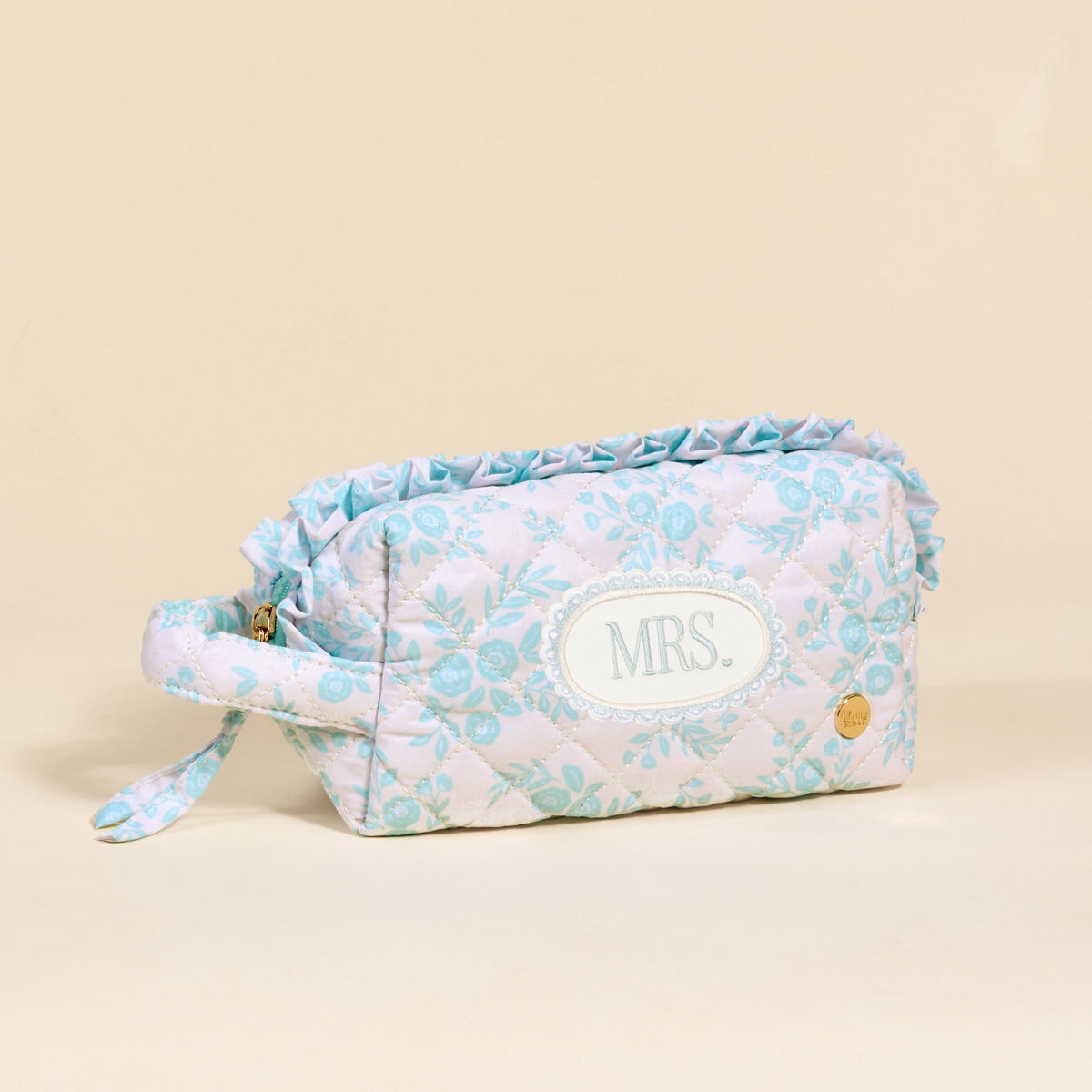 Picture of Essentials Quilted Cosmetic Pouch-Mrs. Something B
