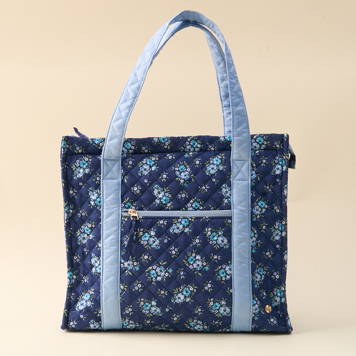 Picture of The Everyday Quilted Tote Bag-Endless Daydream Nav