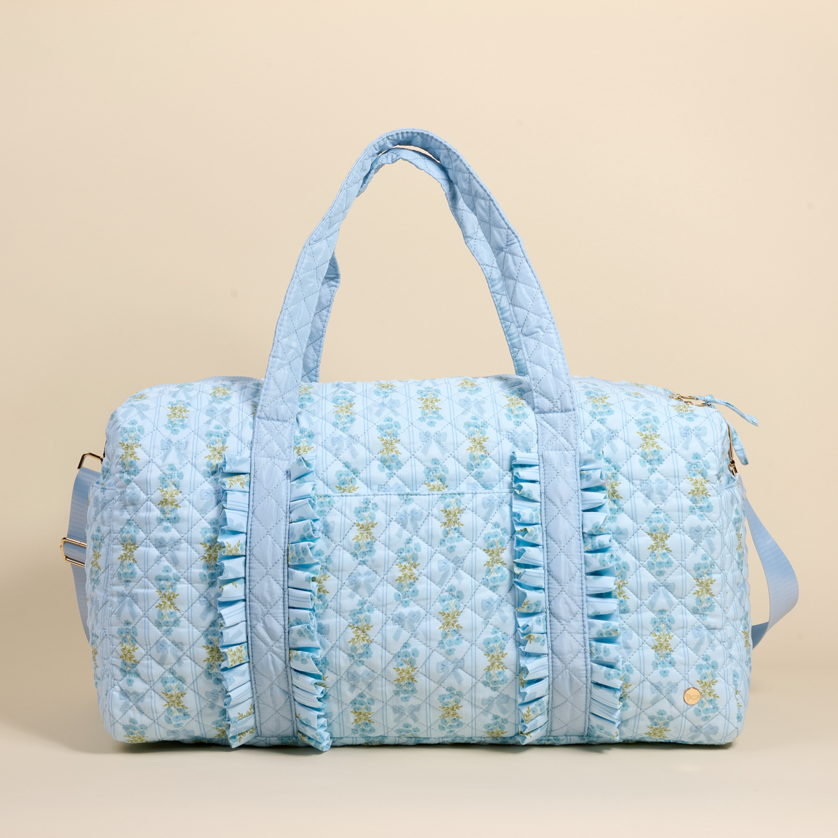 Picture of On-the-Go Quilted Weekender Bag-Oh So Fancy Blue