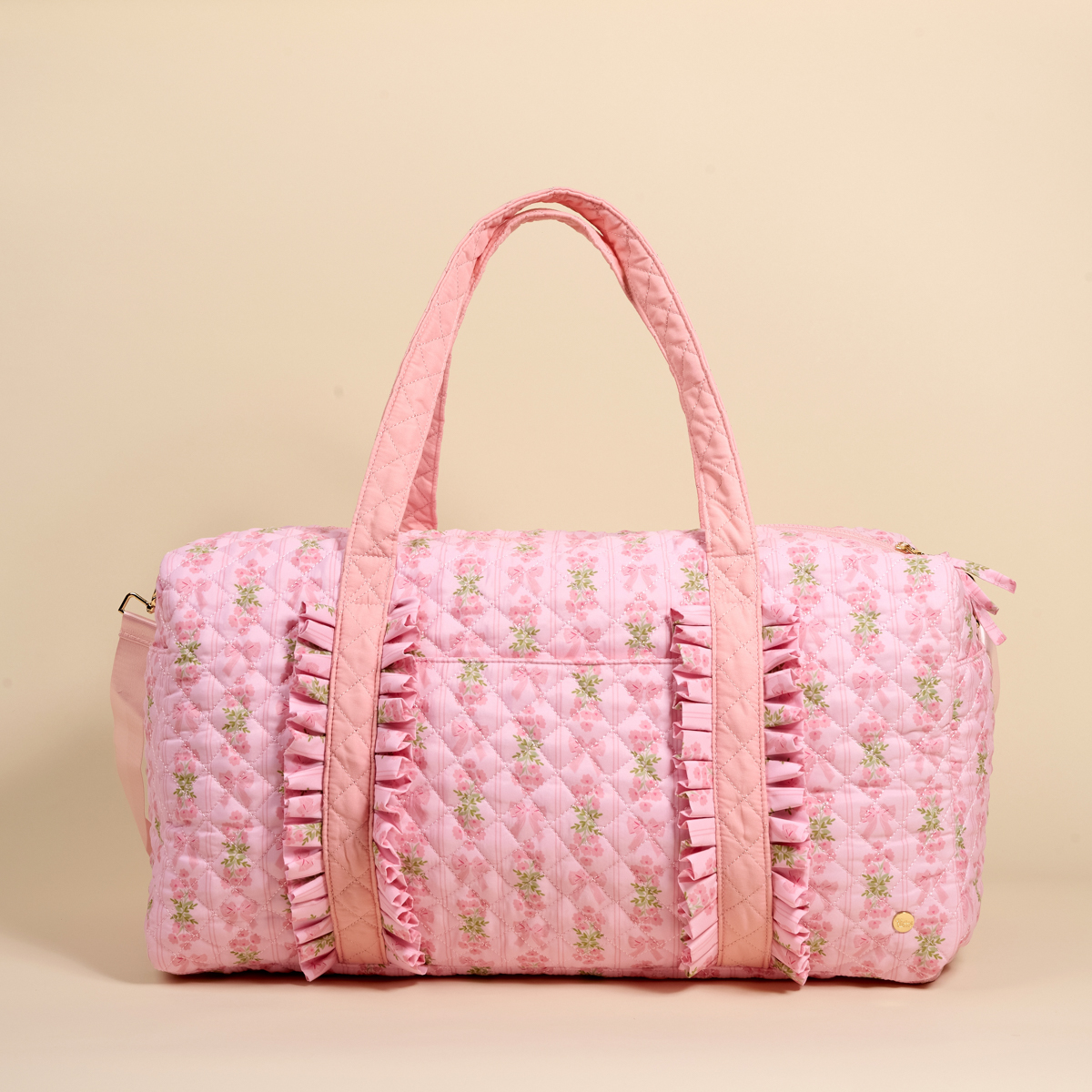 Picture of On-the-Go Quilted Weekender Bag-Oh So Fancy Pink