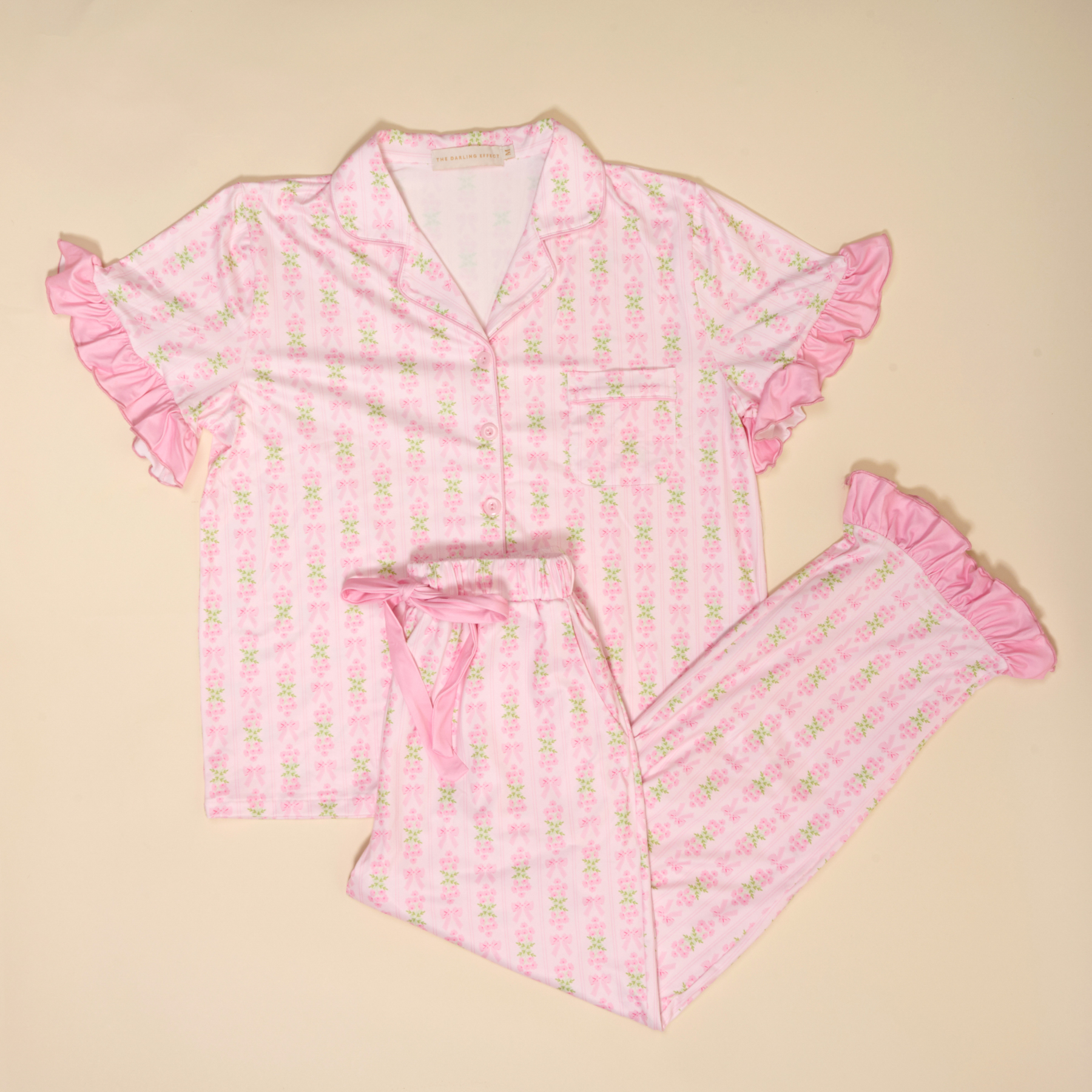 Picture of Slumber Party Pajama Pants Set-XL-Oh So Fancy Pink