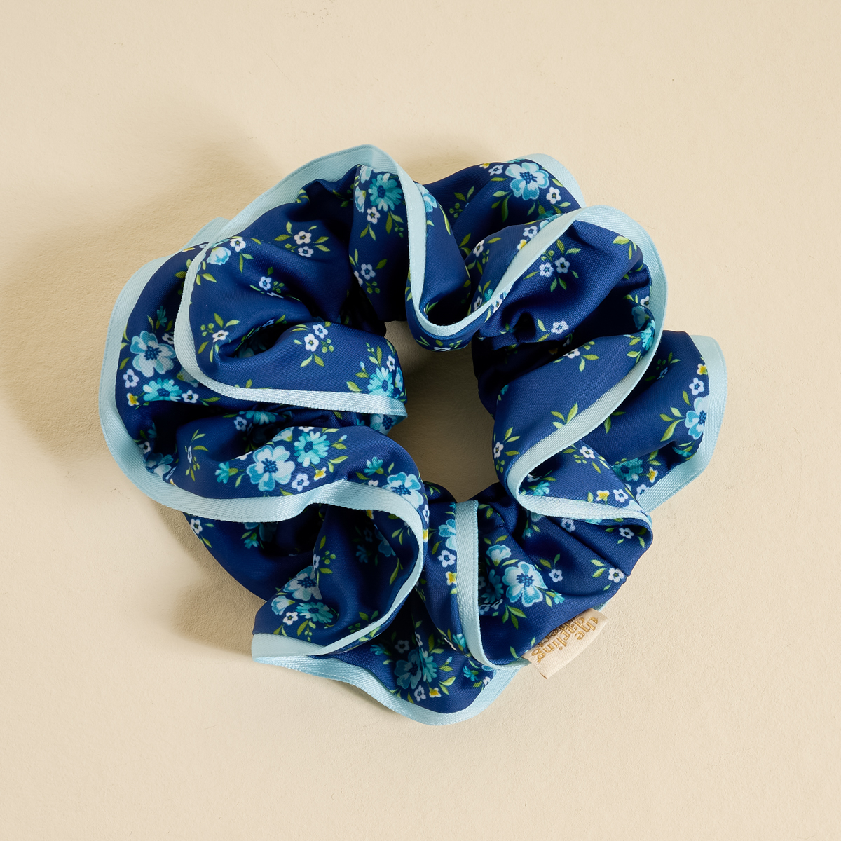 Picture of Ruffle Up Scrunchie-Endless Daydream Navy