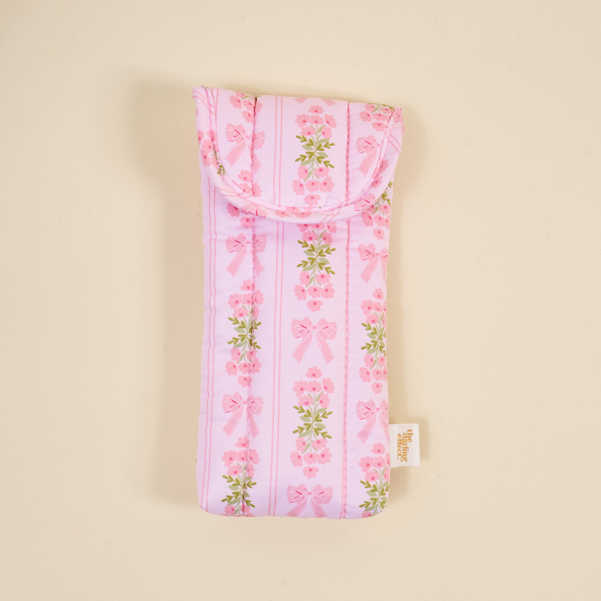 Picture of Puffy Sunglasses Case-Oh So Fancy Pink
