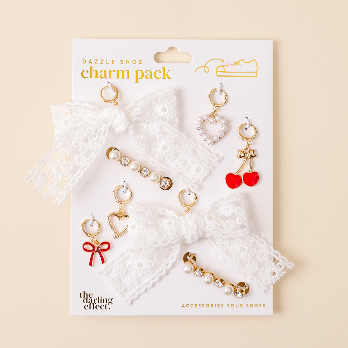 Picture of Dazzle Shoe Charm Pack-Cherry Twist