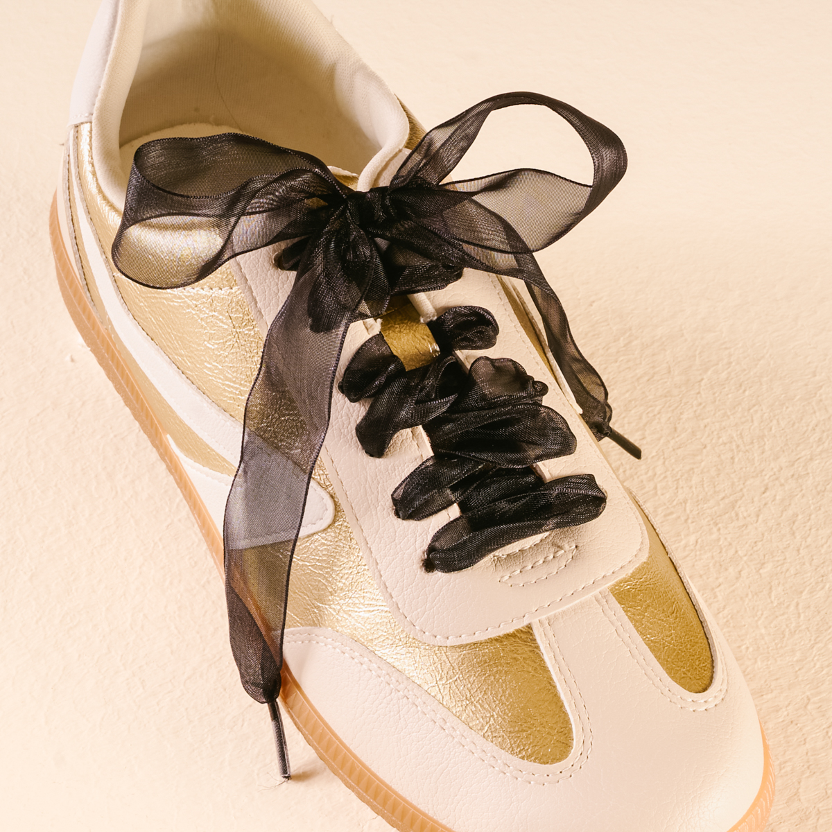 Picture of Step It Up Shoelaces-Sheer Black