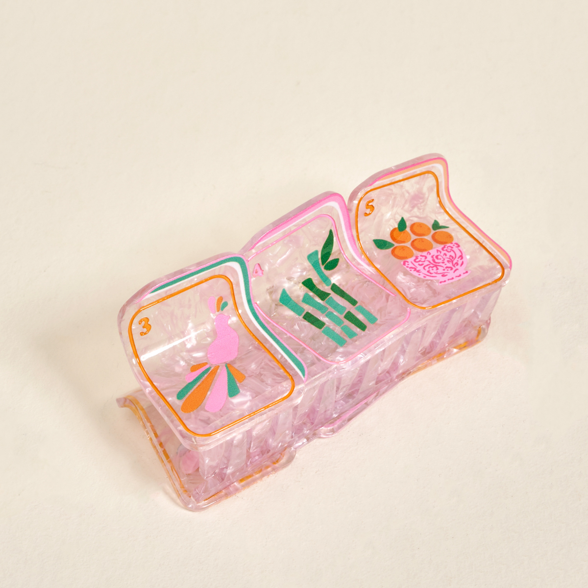 Picture of Shape Up Claw Clip-Mahjong Tiles