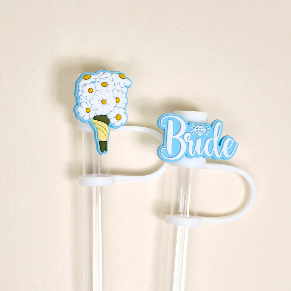 Picture of Straw Topper Set-Blooming Bride