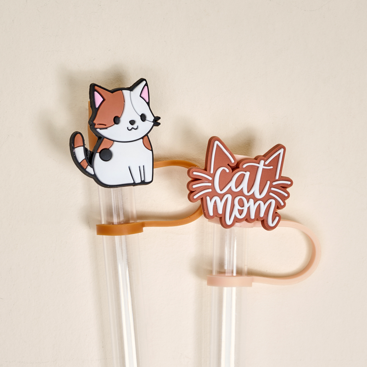 Picture of Straw Topper Set-Cat Mom