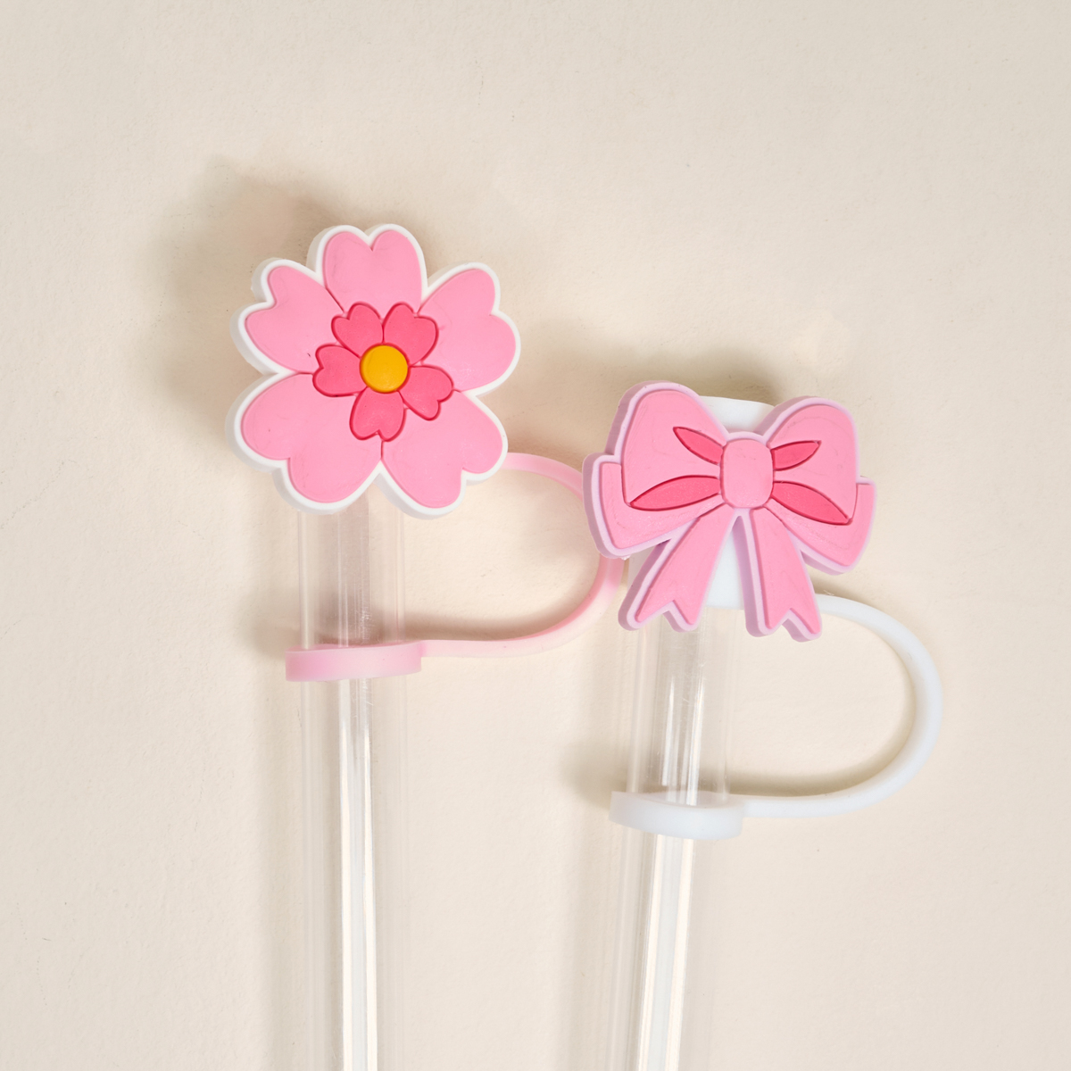 Picture of Straw Topper Set-Oh So Fancy Pink