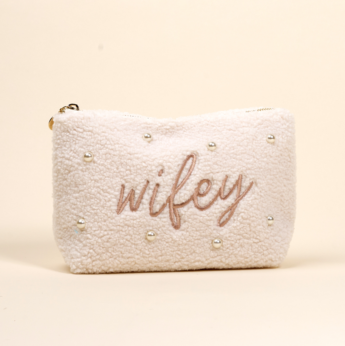 Picture of Teddy Pouch-Wifey & Pearls
