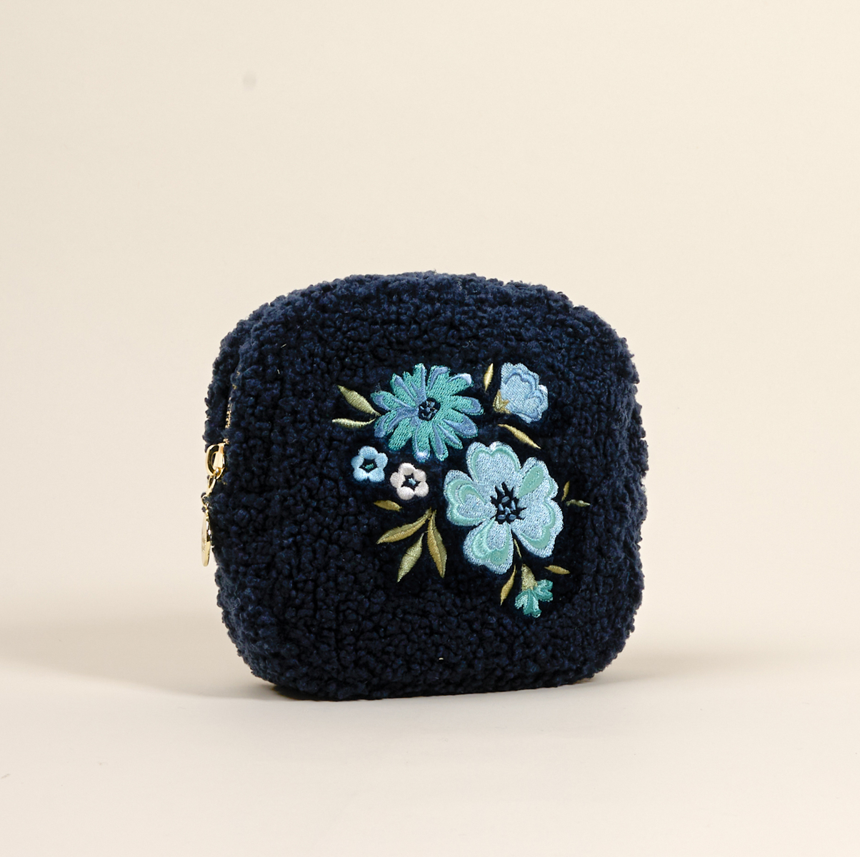 Picture of Teddy Pouch-Square Dainty Floral Navy