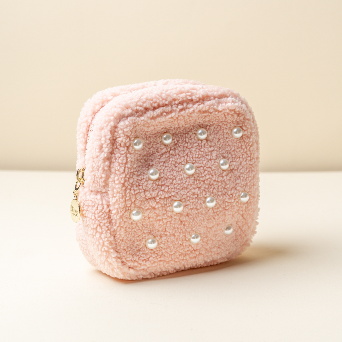Picture of Teddy Pouch-Square Pearl Blush