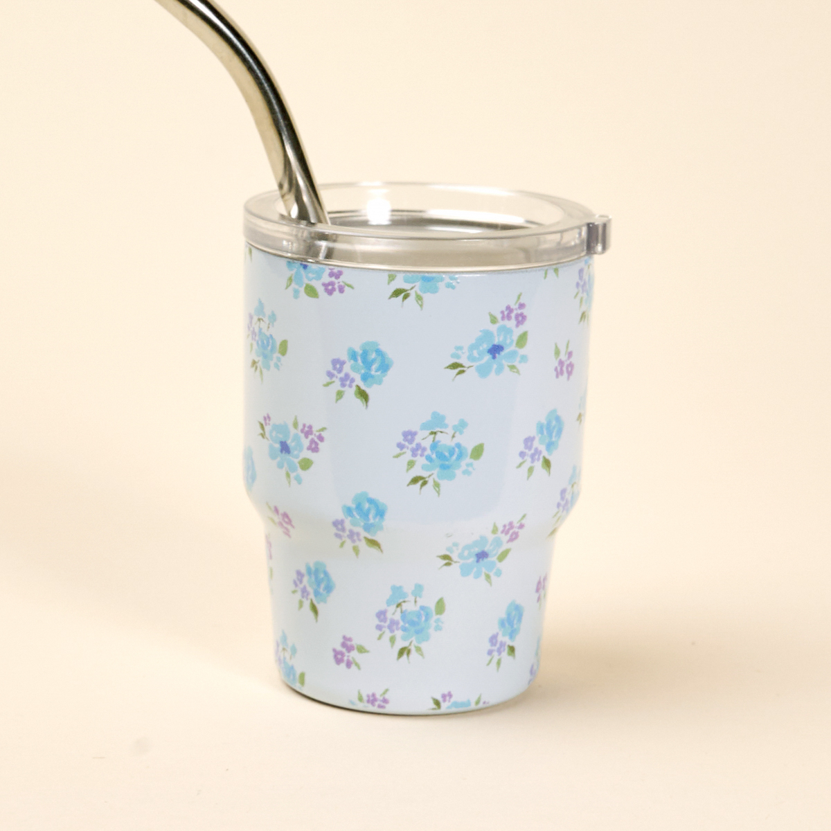 Picture of 2 oz Tiny Tumbler-Dainty Floral Blue