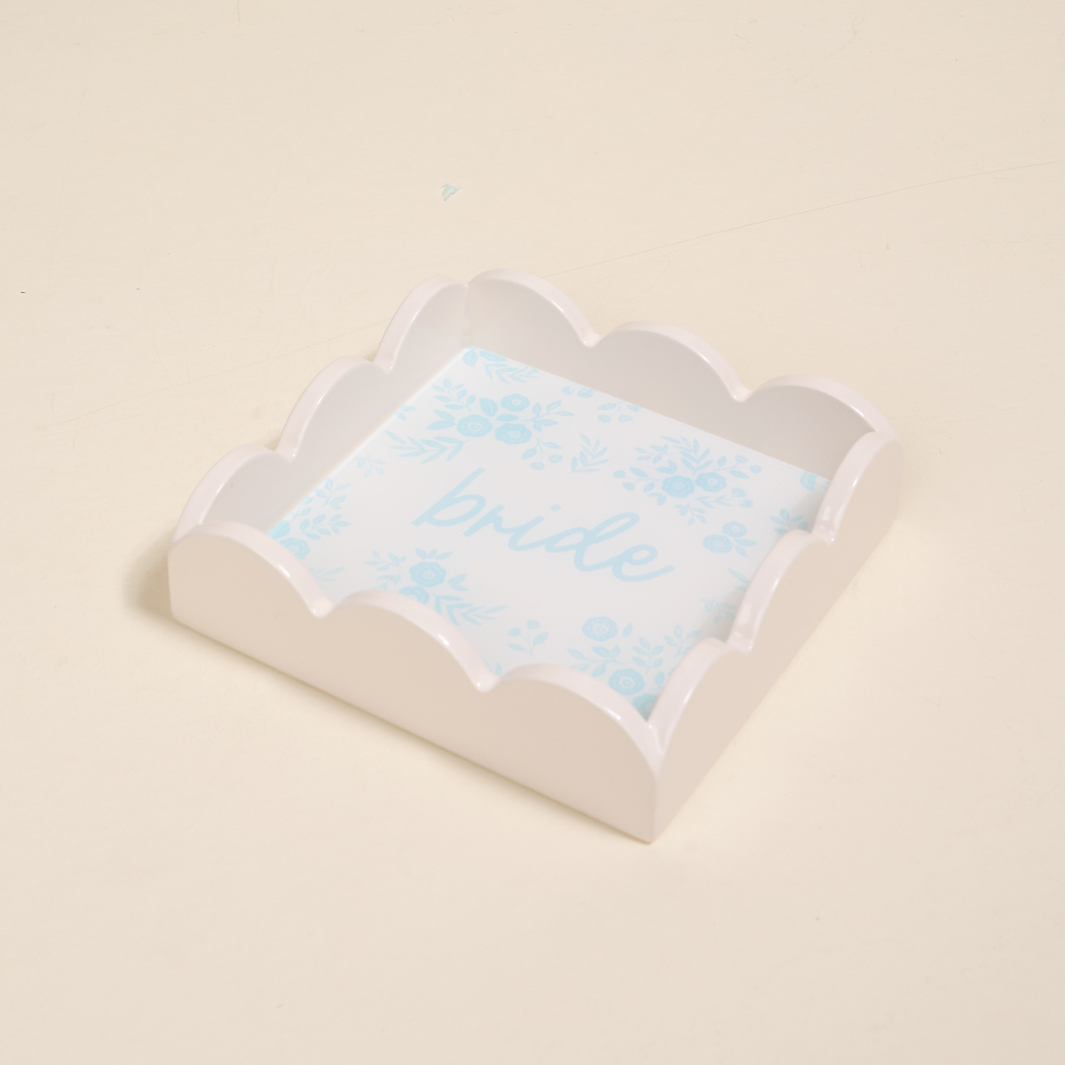 Picture of Scallop Trinket Tray-Bride Something Blue