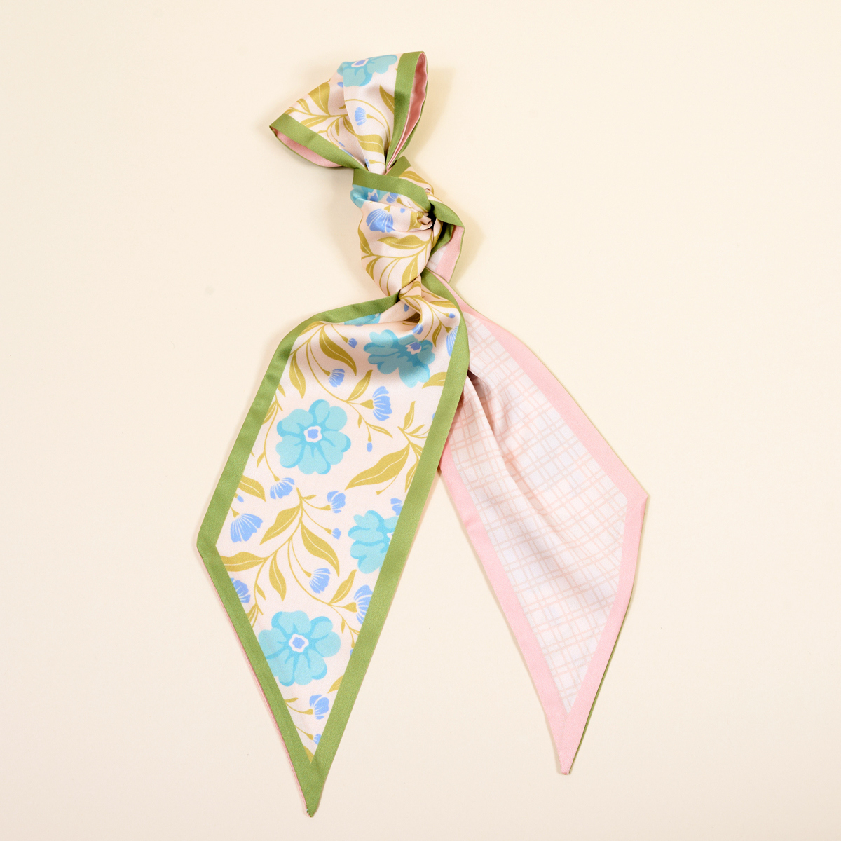 Picture of Twirl & Tie Scarf Accessory-Poppin' Petals Aqua